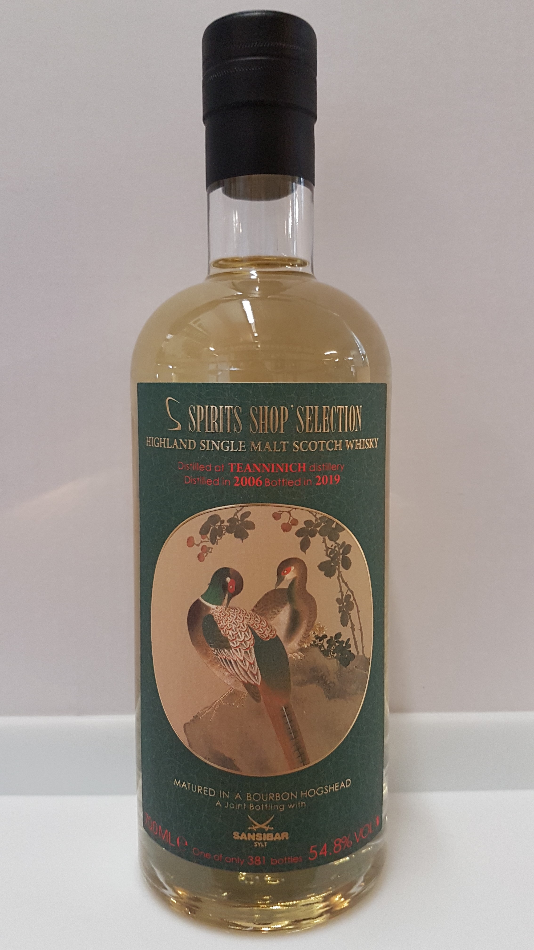 Teaninich 12y - Chinese Birds Label
